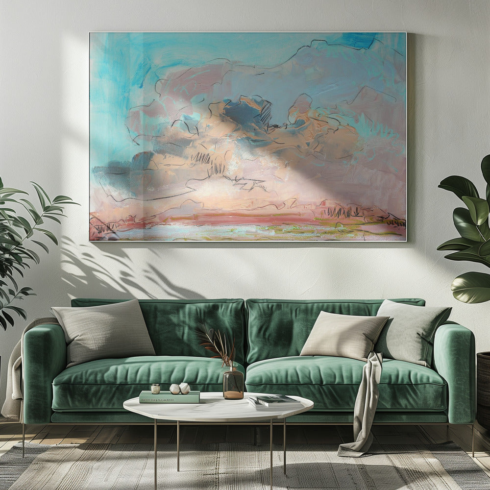 Ätherische Horizonte | Leinwand