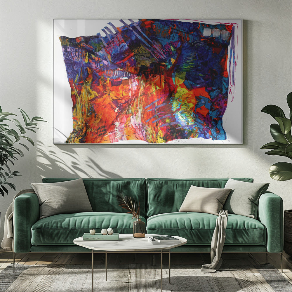 Bunter Wandteppich | Leinwand