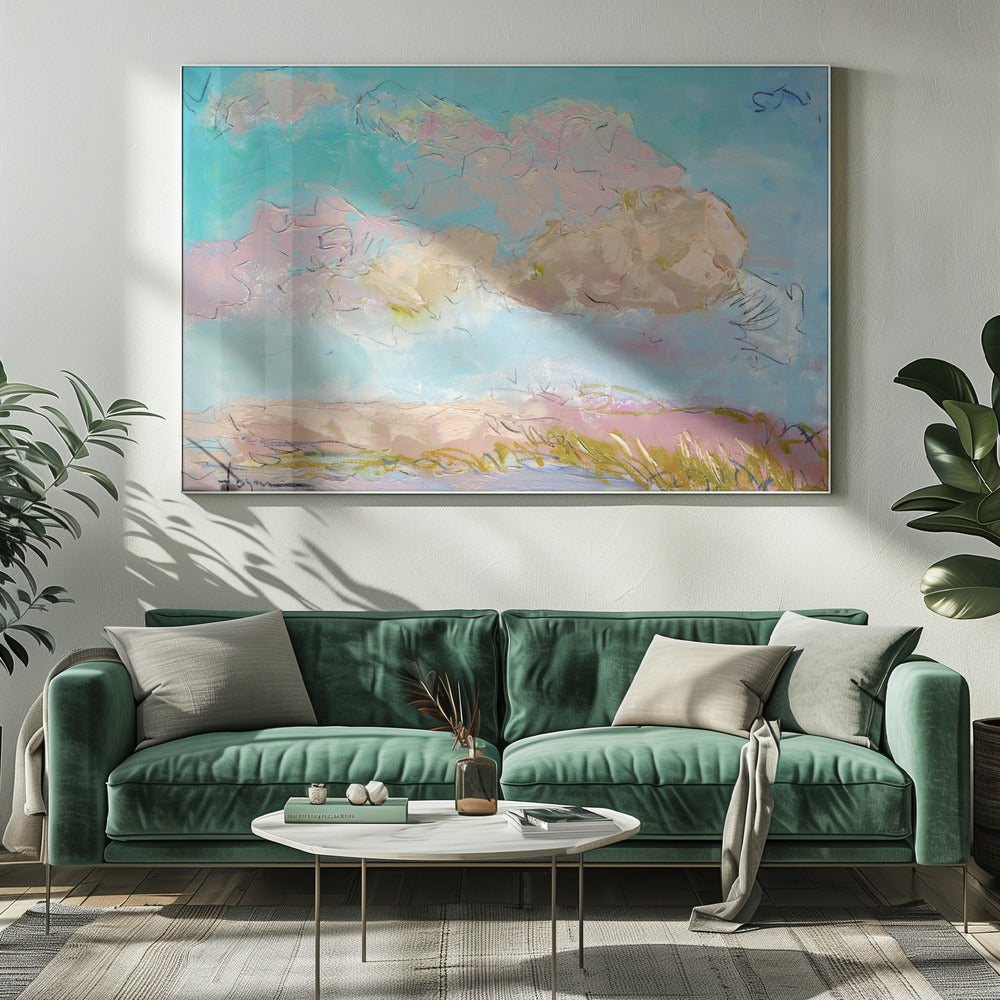 Pastell Sky Drift | Leinwand