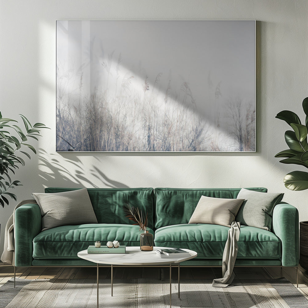 Landschaft aus Schilf und Gras | Leinwand