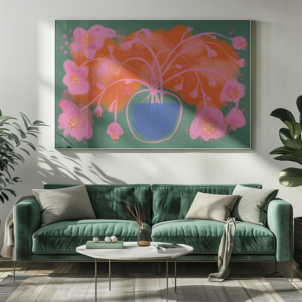 Floral Burst Symphony | Leinwand