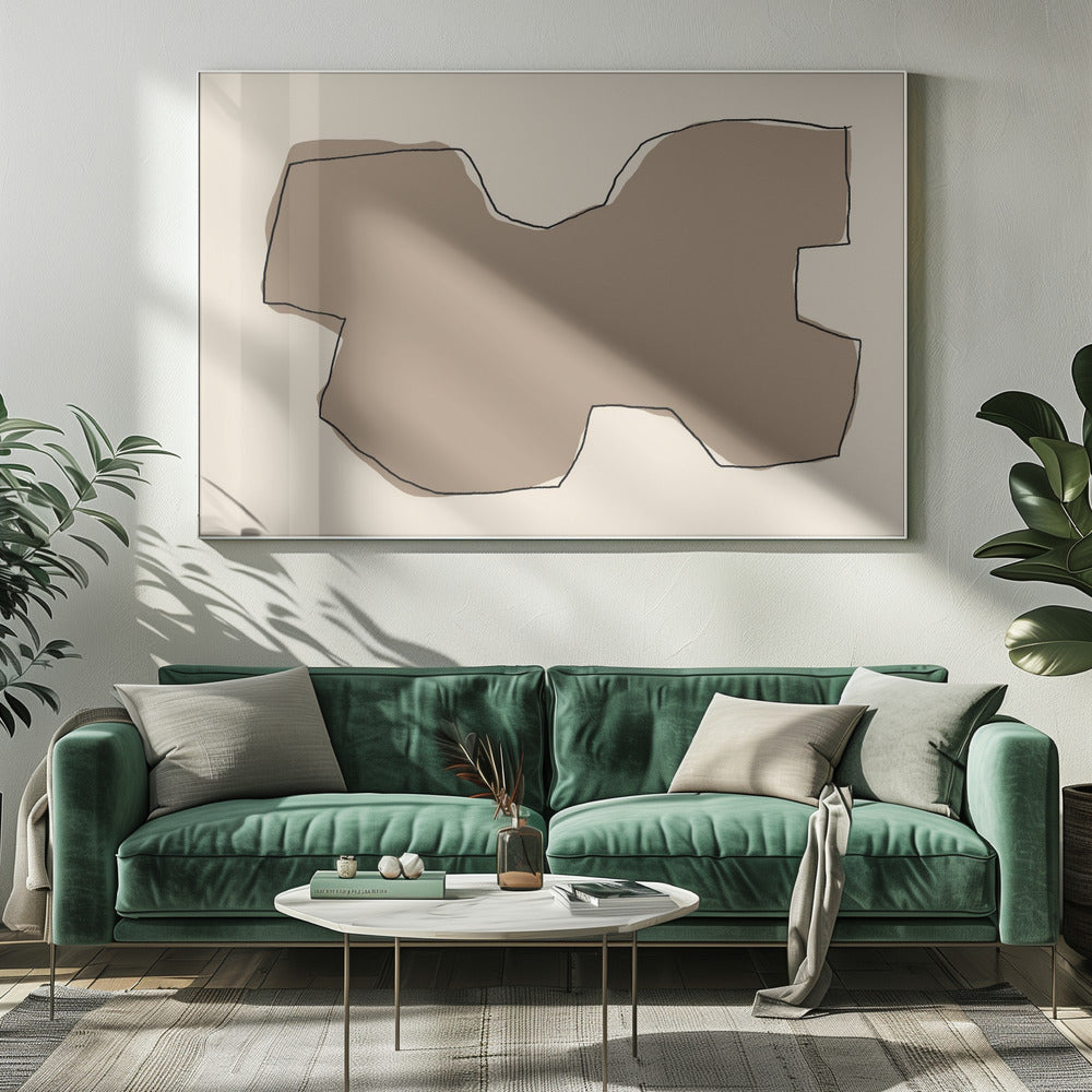 Abstract Sandscape | Canvas
