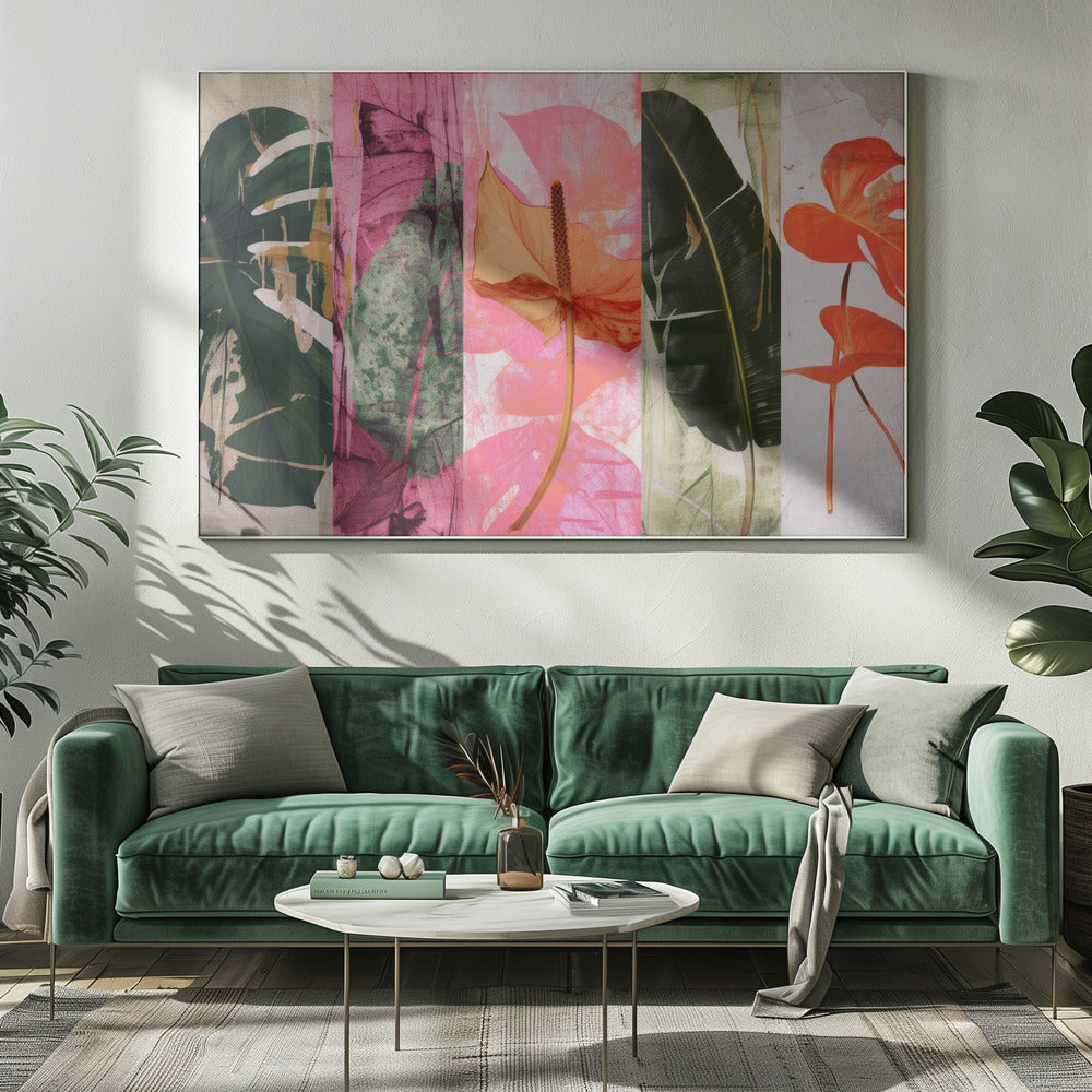 Tropische Eleganz | Leinwand
