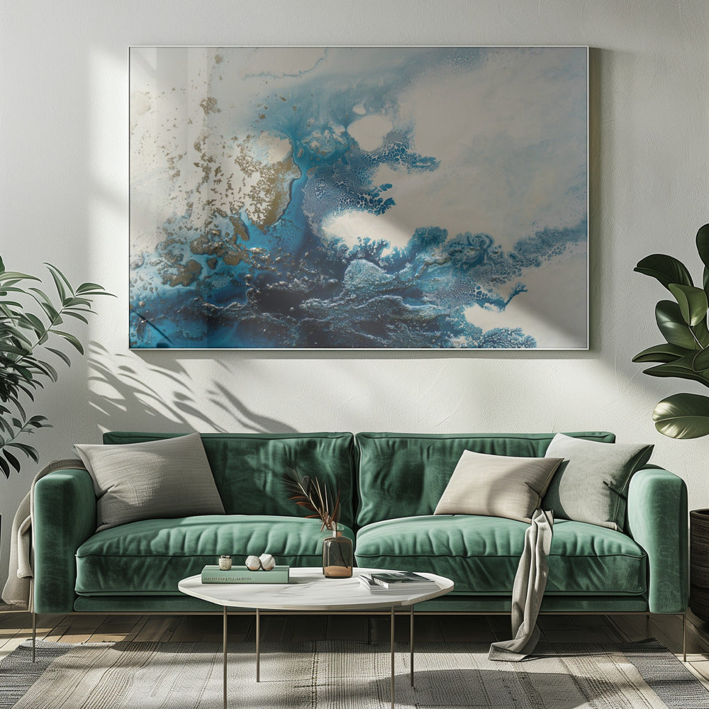 Blaue Meerestiefe - Royal Escape | Leinwand