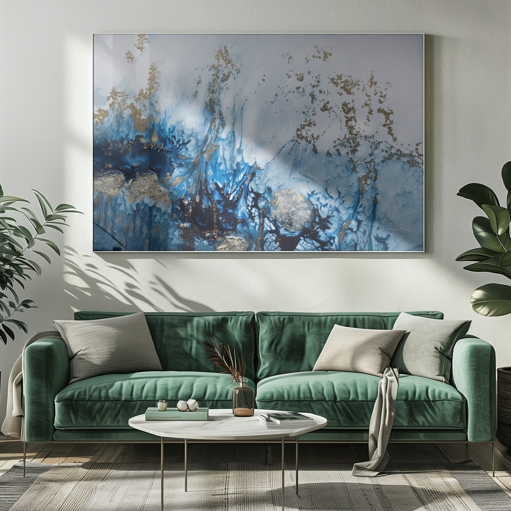 Unterwasser - Sanft treibend | Leinwand