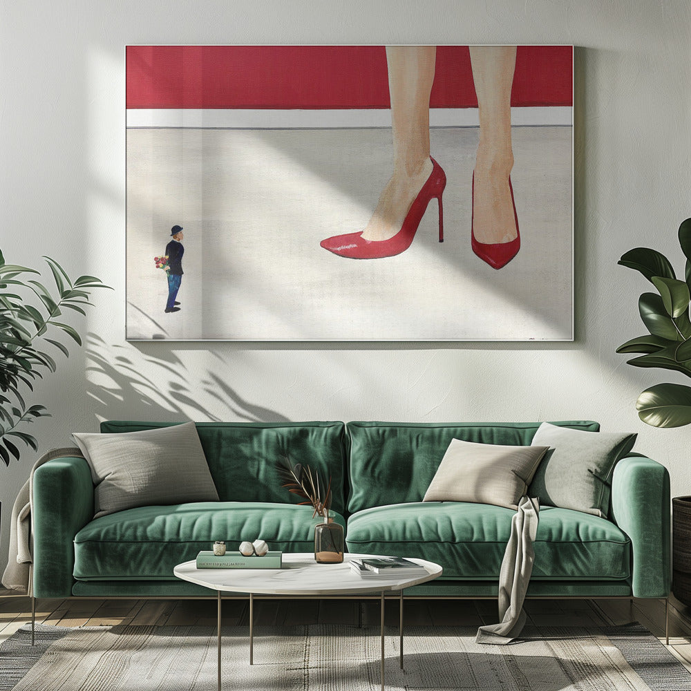Sag es mit Blumen | Leinwand