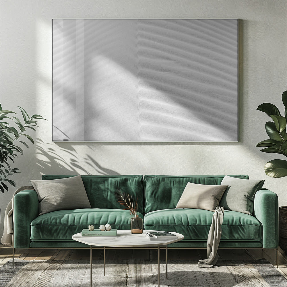 Minimalistische Sanddüne | Leinwand