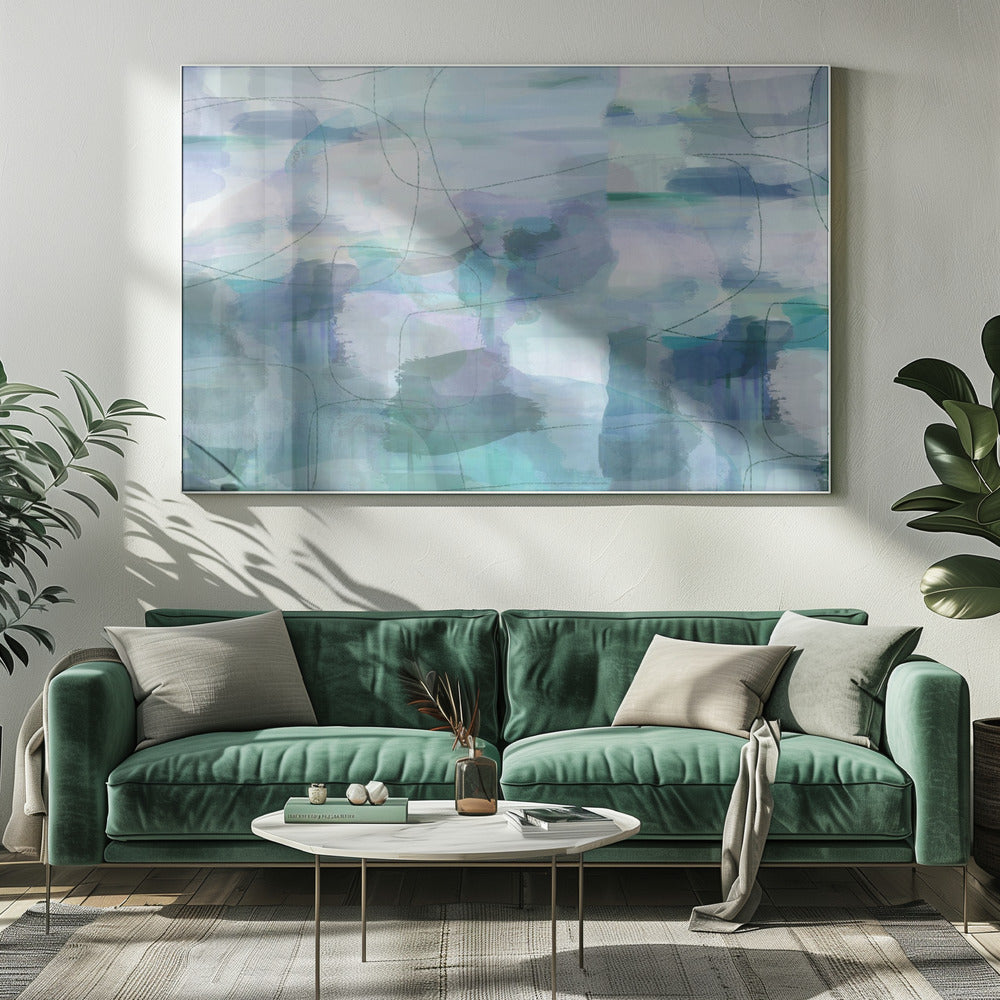Aquarelle Blues 2 | Leinwand