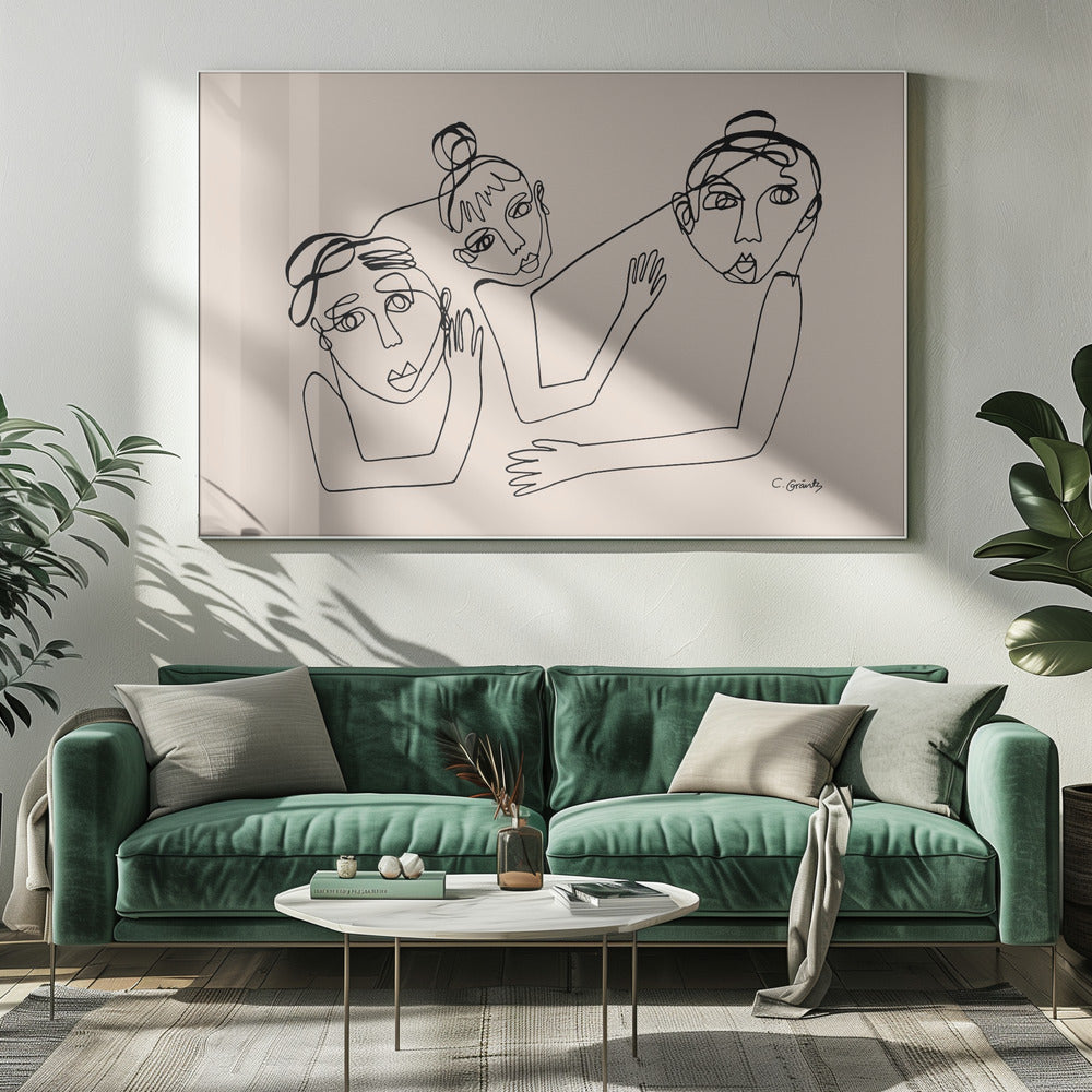 People Beige | Canvas