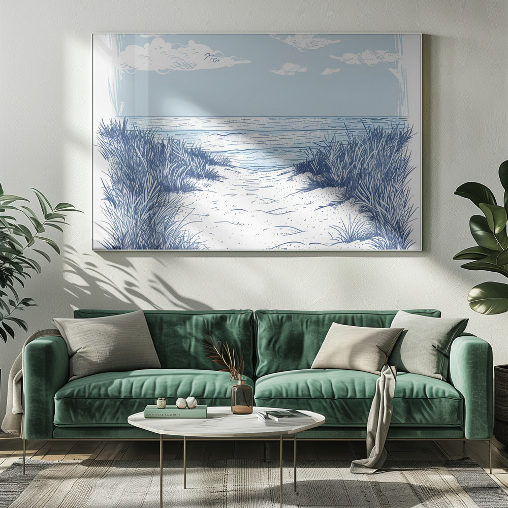 Strandspaziergang | Leinwand