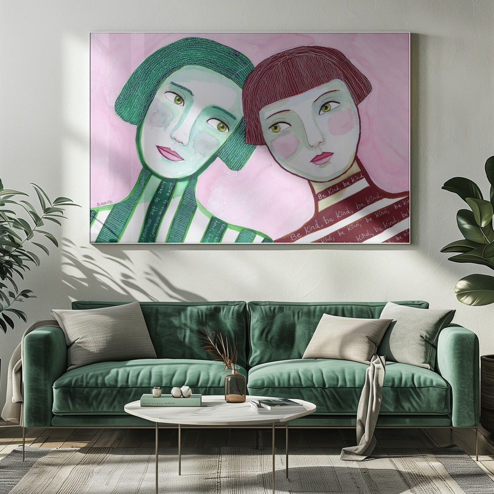 Beste Freunde | Leinwand