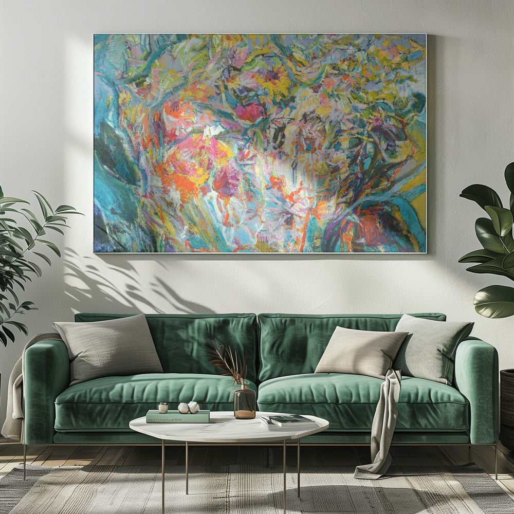 Lebendige Blüten | Leinwand