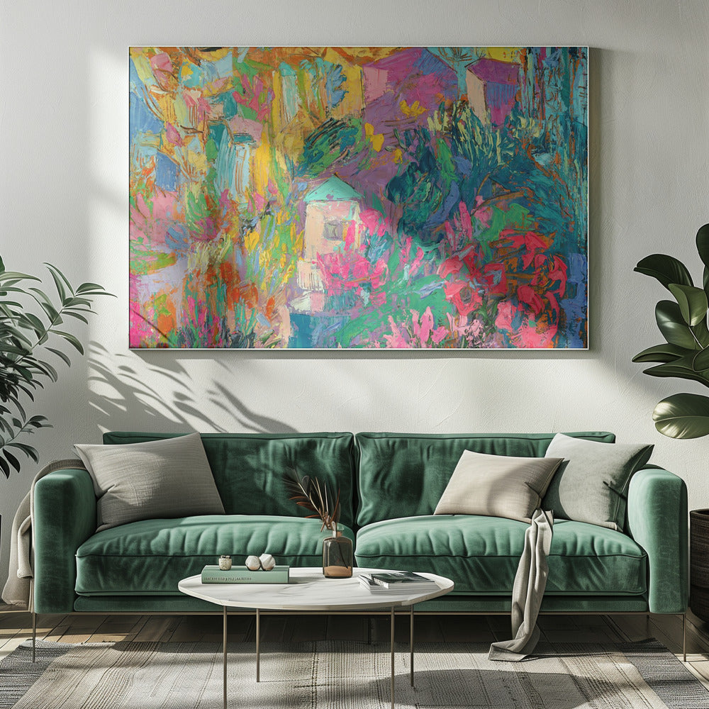 Schmetterlingsgarten Home | Leinwand