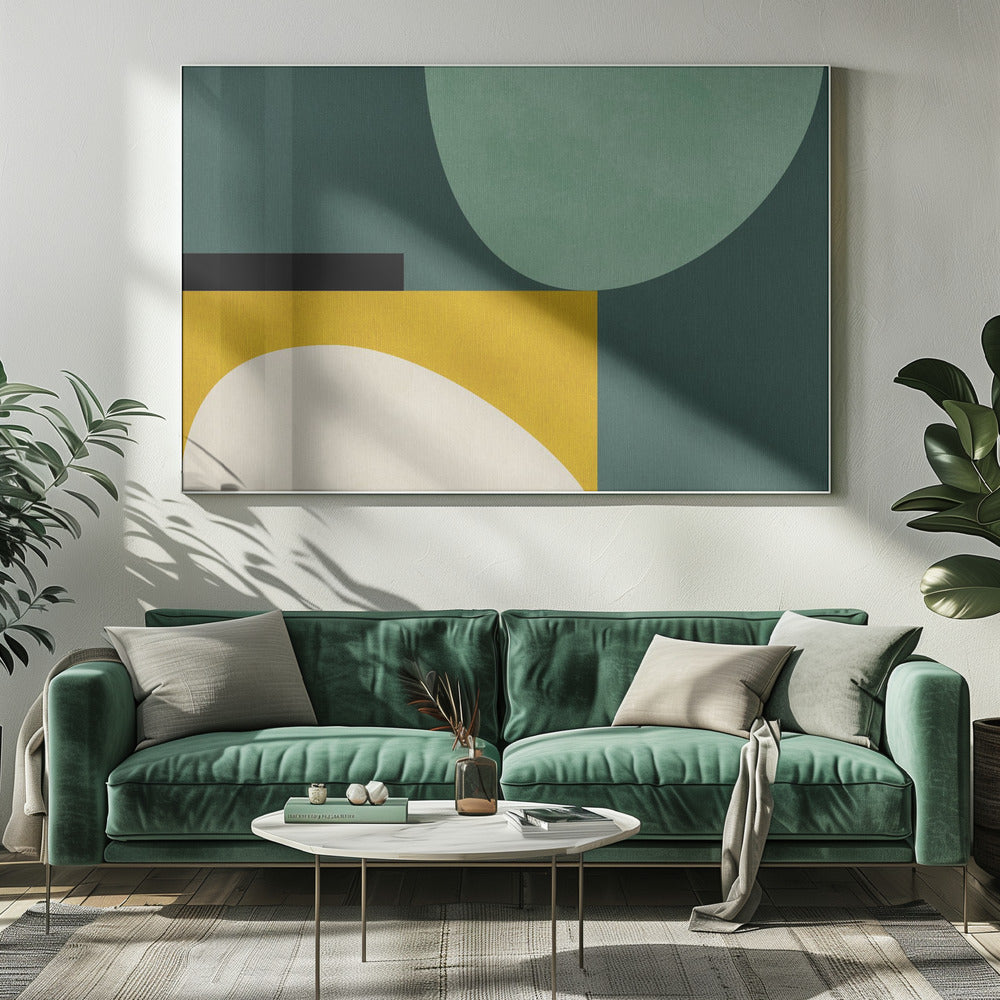 Regenbogen Plus Formen1 | Leinwand