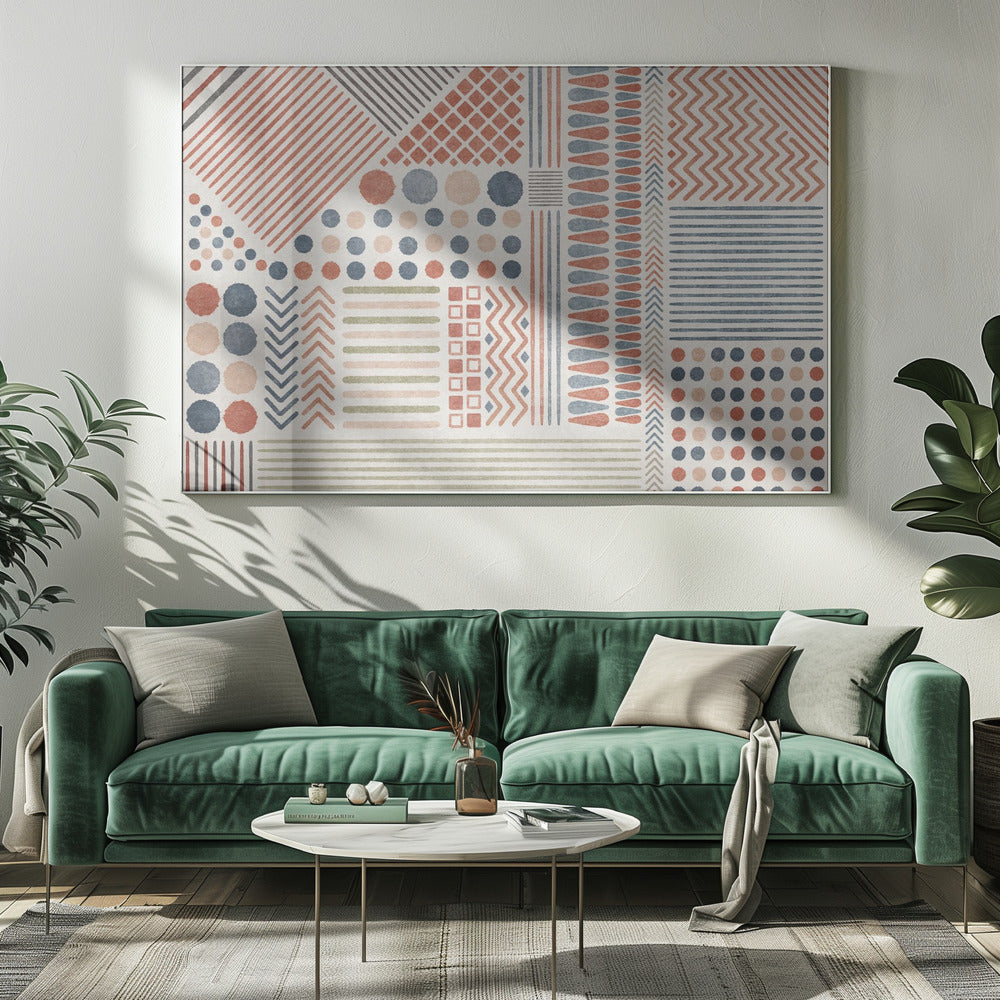 Geometrische Harmonie | Leinwand
