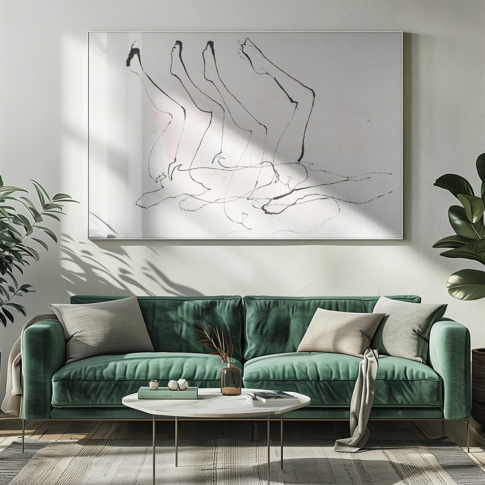 Beinstudie (ohne Titel) | Leinwand