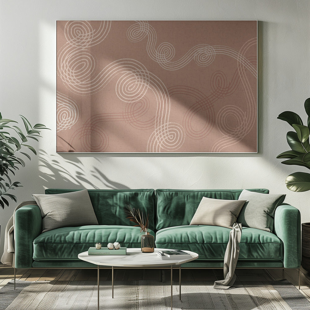 beruhigende Essentials Loops Mokka Mousse | Leinwand