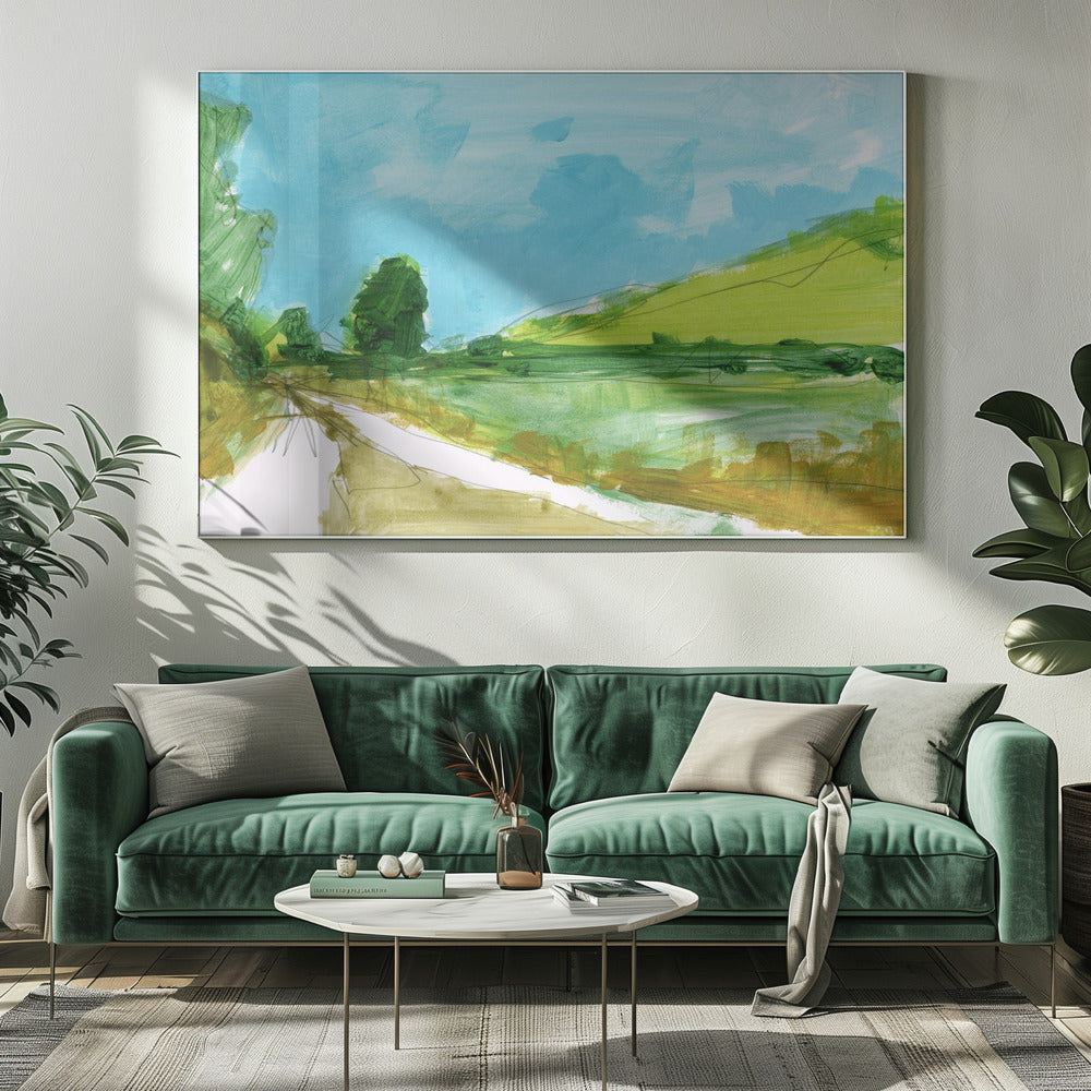 Landlandschaft 3 | Leinwand