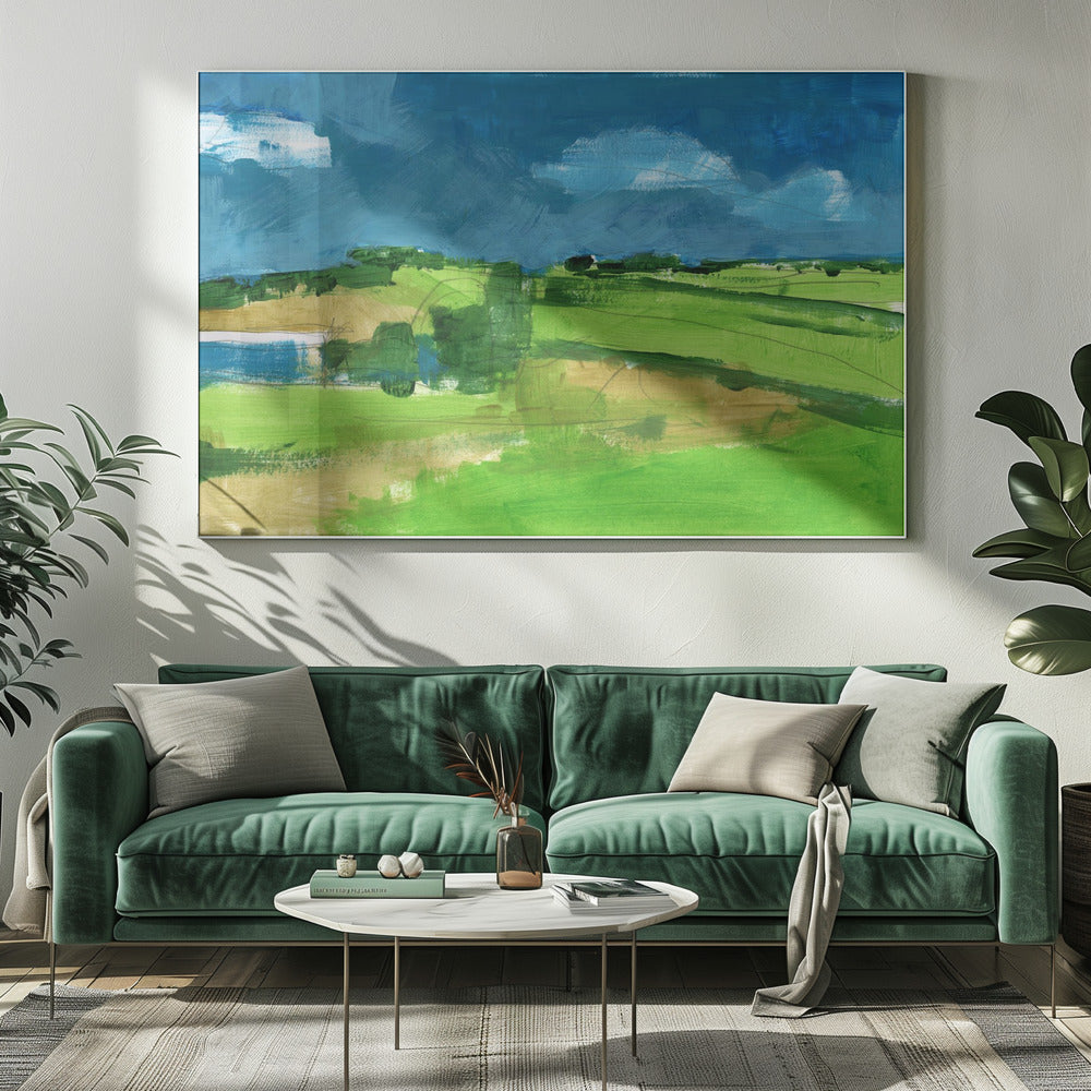 Landlandschaft 4 | Leinwand