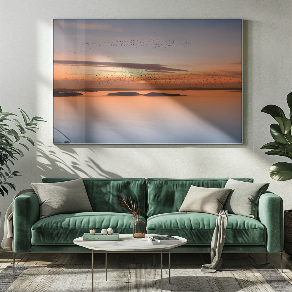 bei Sonnenuntergang | Leinwand