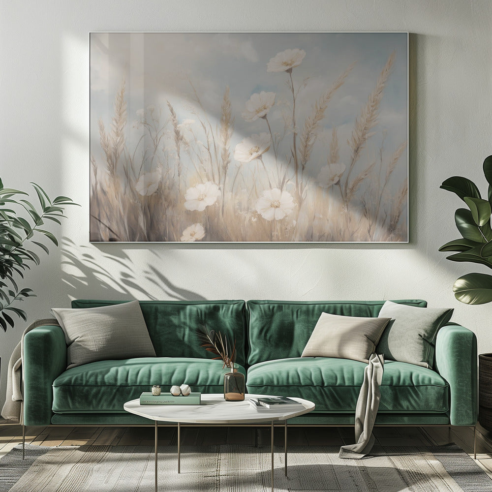 Heitere Wiesenblüten | Leinwand