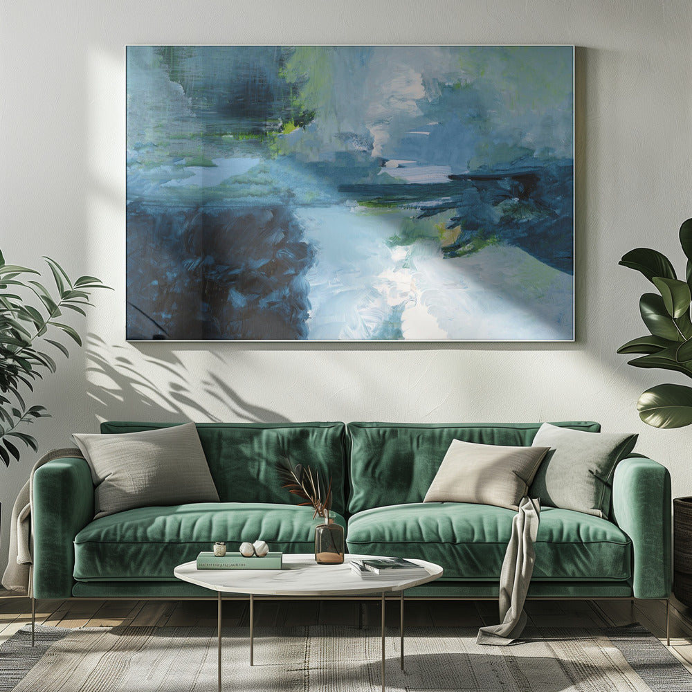 Eine ruhige Reflexionslandschaft 1 | Leinwand