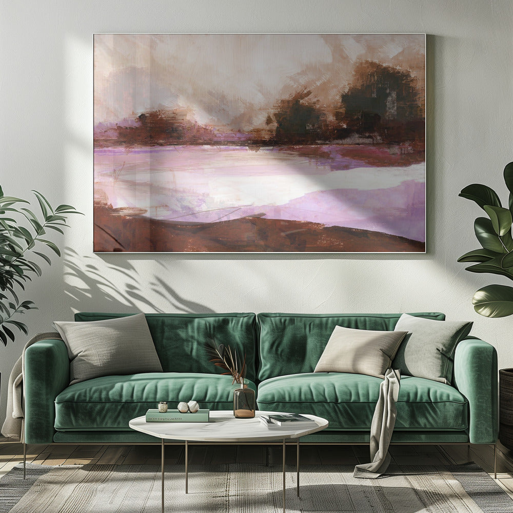 Eine friedliche Panoramalandschaft 2 | Leinwand
