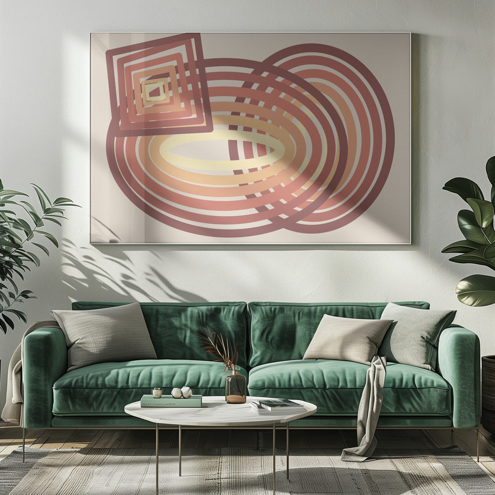 Muster Retro | Leinwand