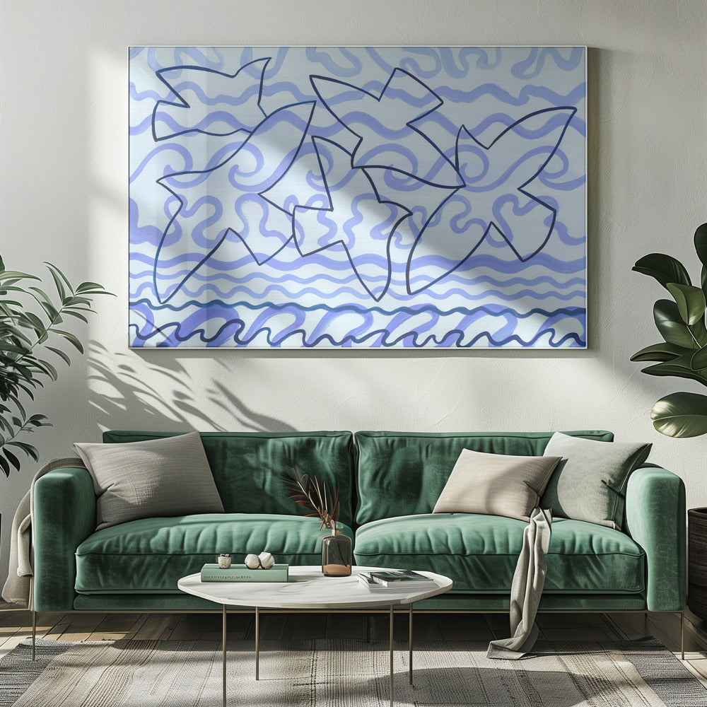 Wellen der Gelassenheit | Leinwand