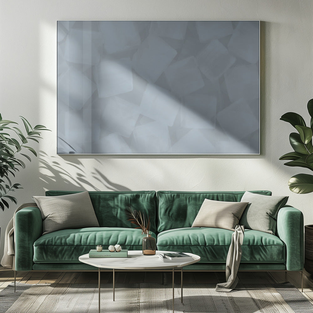 Weiche quadratische Pinselstriche | Leinwand