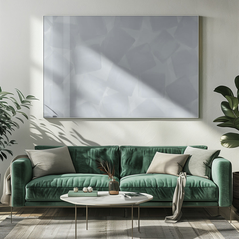 Weiche quadratische Pinselstriche | Leinwand