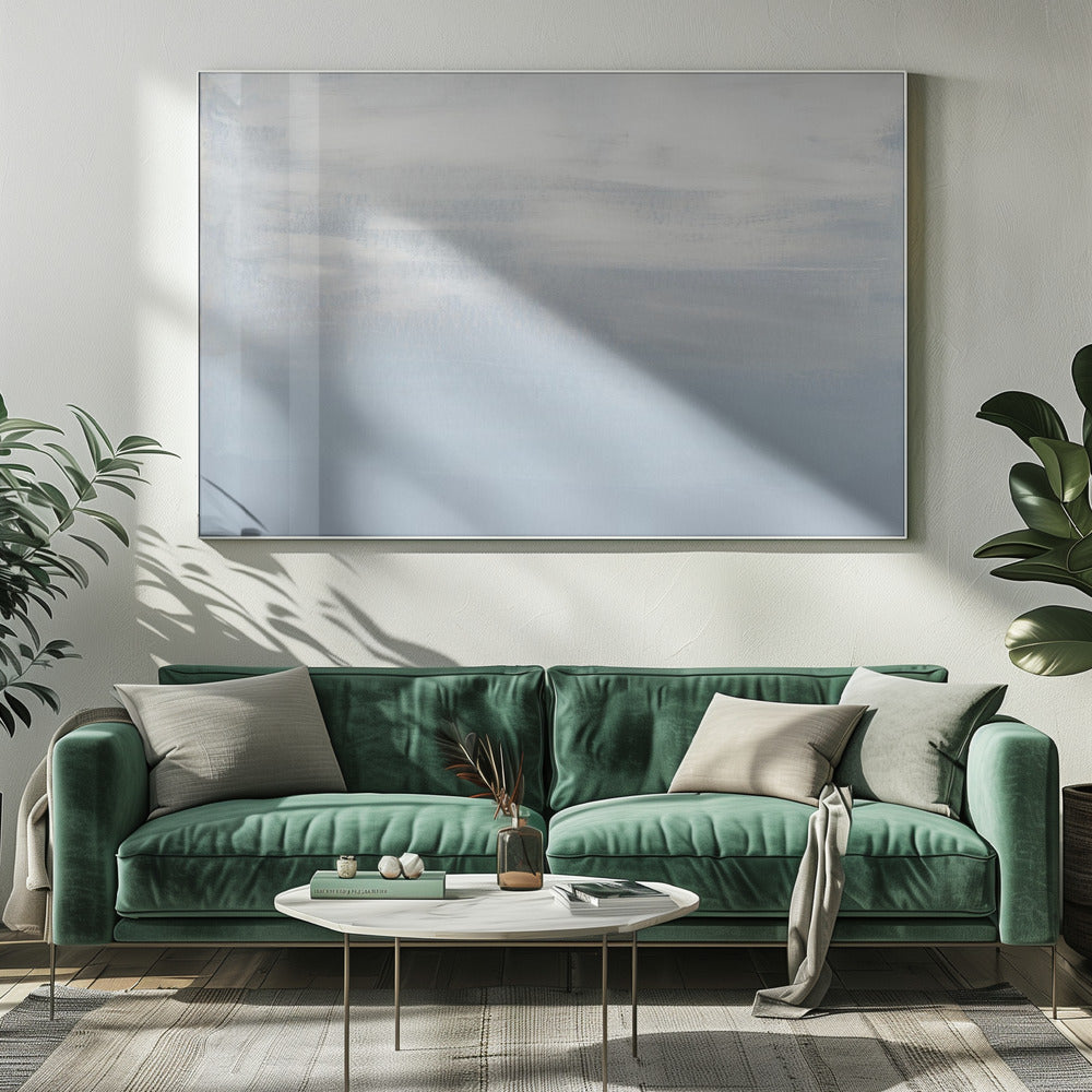 Minimalistische abstrakte Landschaft | Leinwand