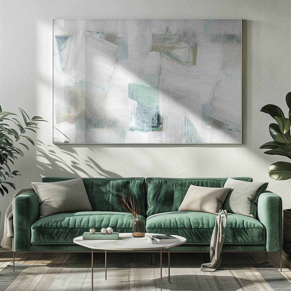 Whispers of White and Blue | Canvas