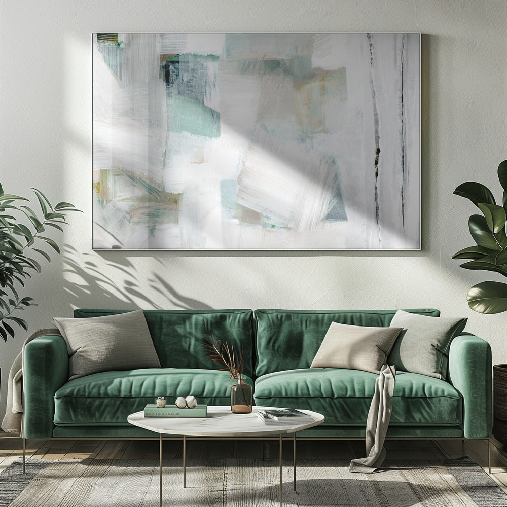 Whispers of White and Blue | Canvas