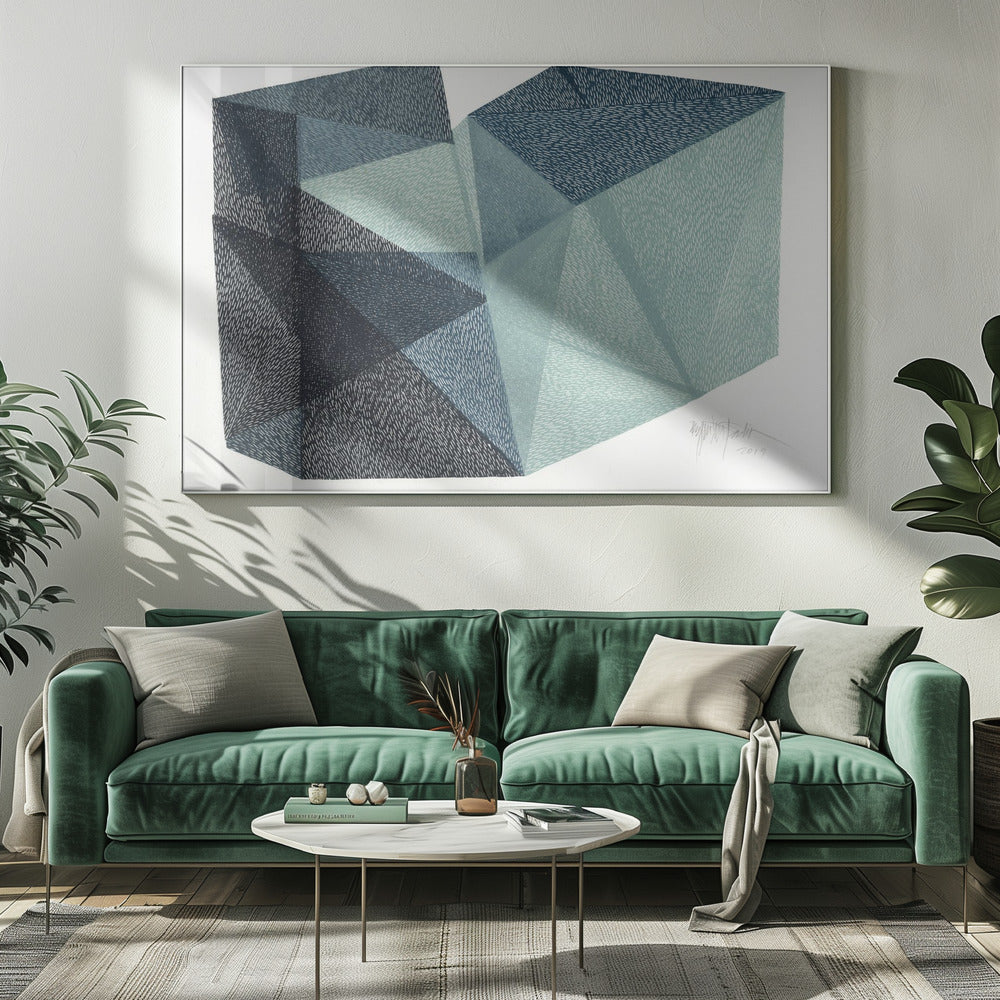 Polygonale Form III. | Leinwand