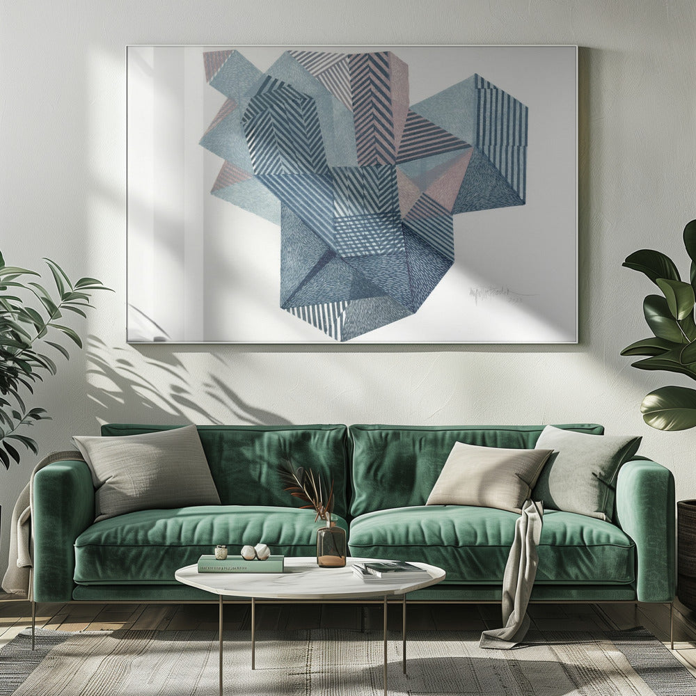Polygonale Form II. | Leinwand