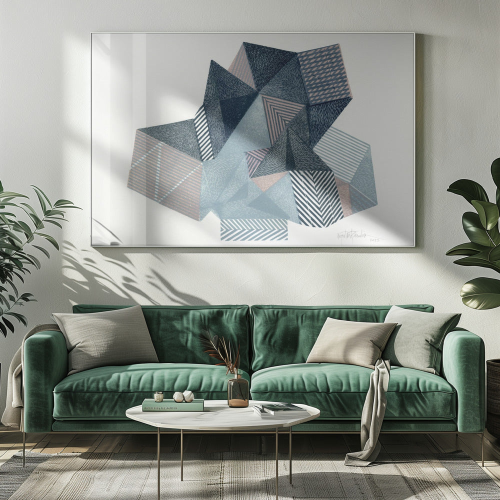Polygonale Form I. | Leinwand