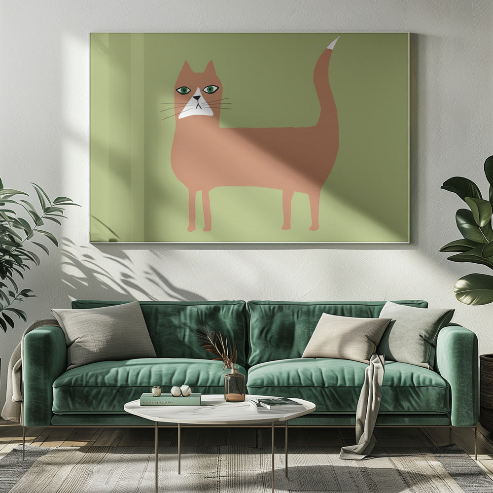 Katze Ingwer Orange | Leinwand