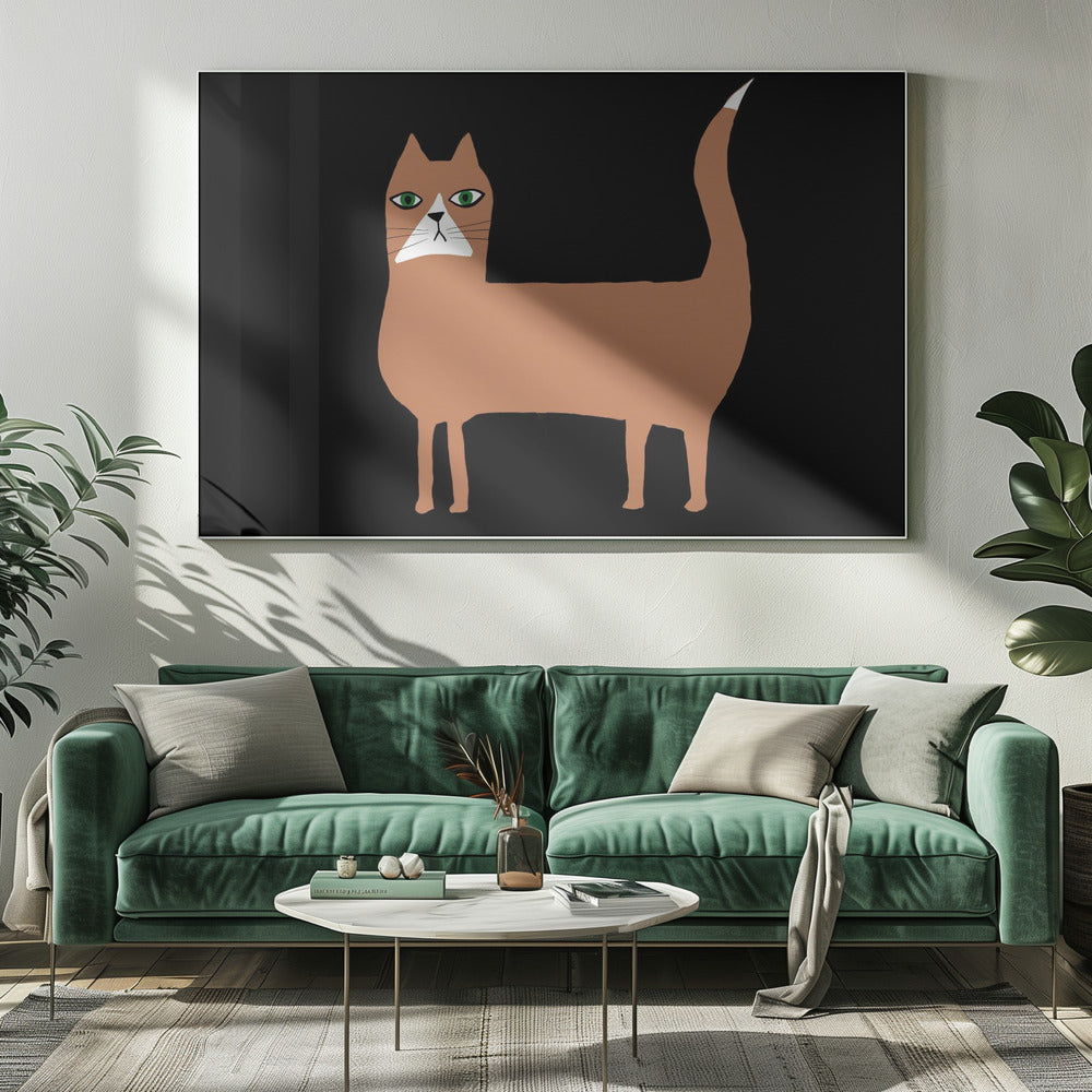 Katze Ingwer Orange | Leinwand