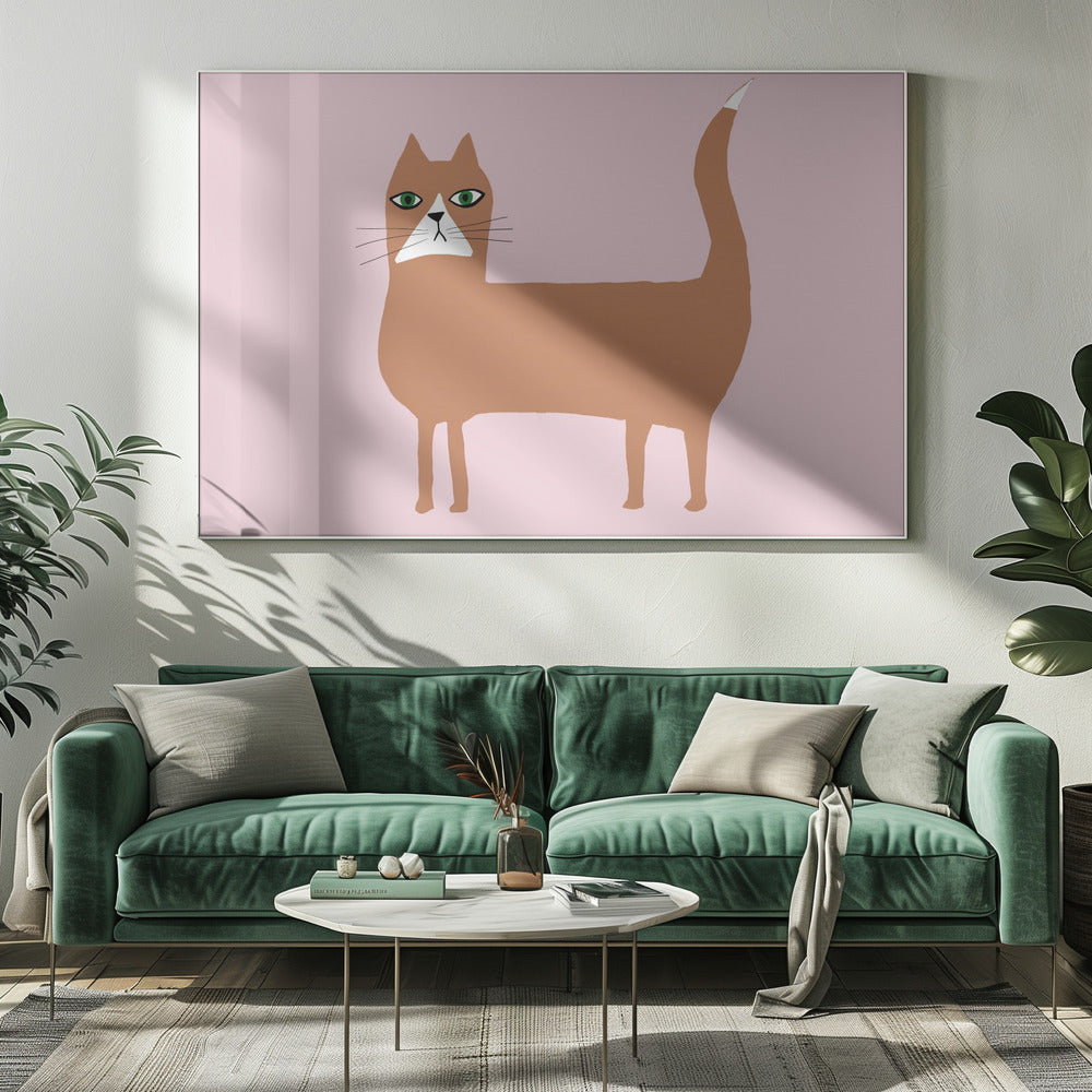 Katze Ingwer Orange | Leinwand