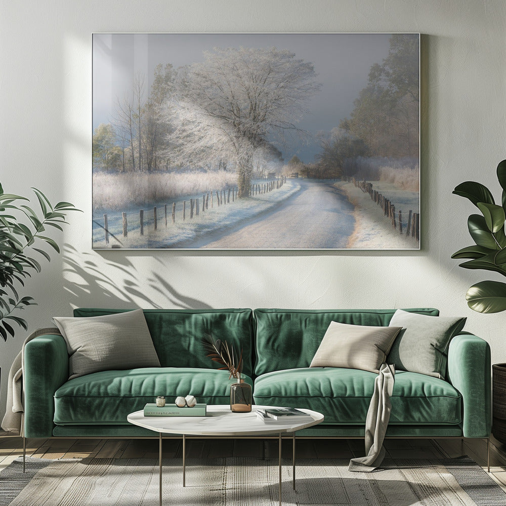 Ein frostiger Morgen | Leinwand