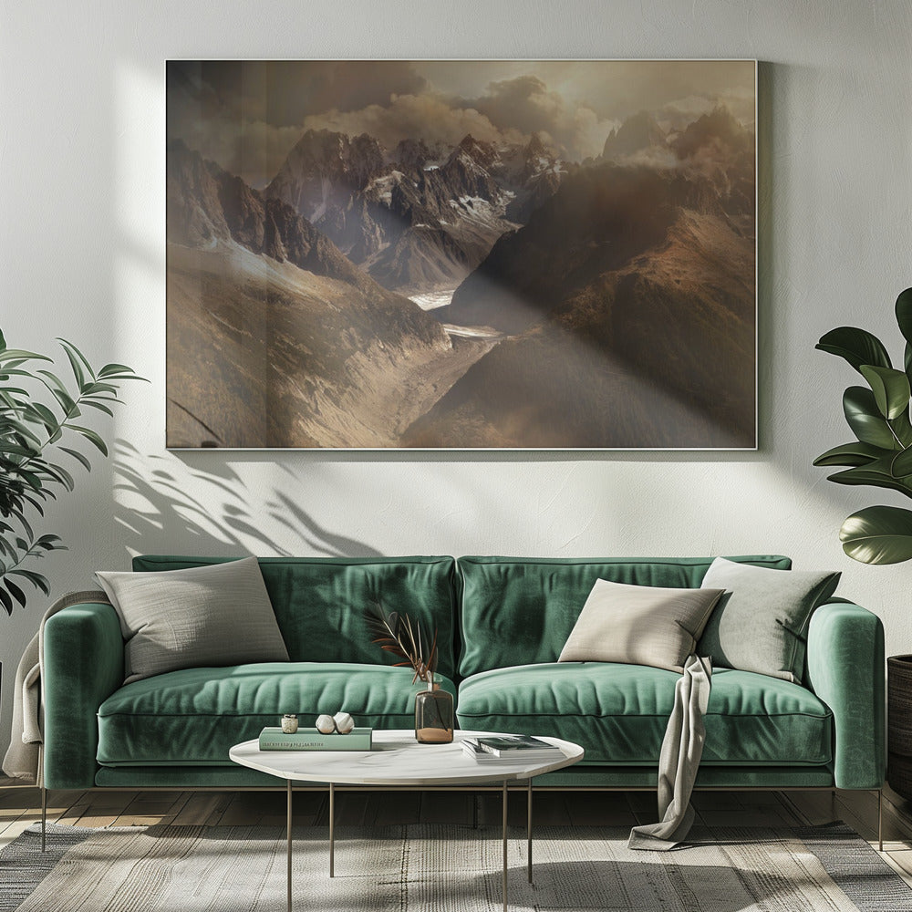 Mont Blanc Massiv | Leinwand