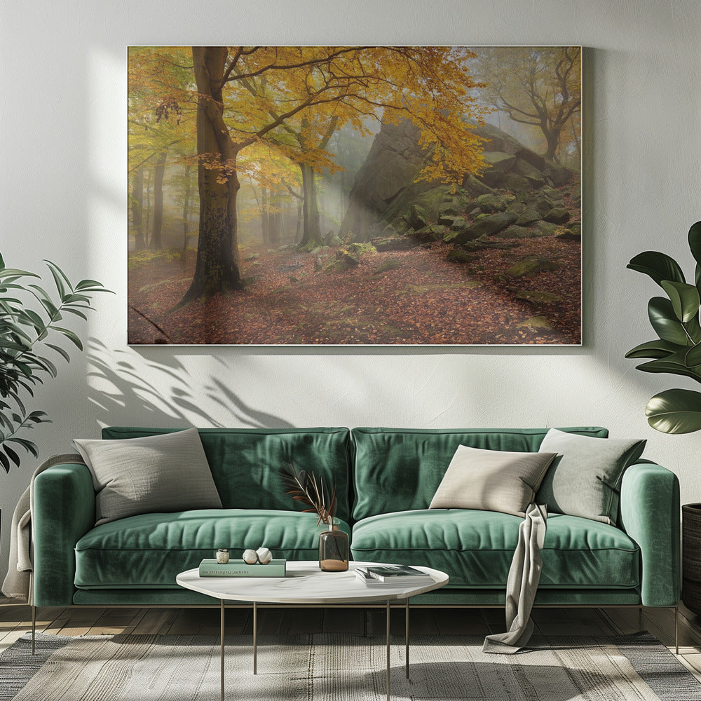 Herbstwald | Leinwand