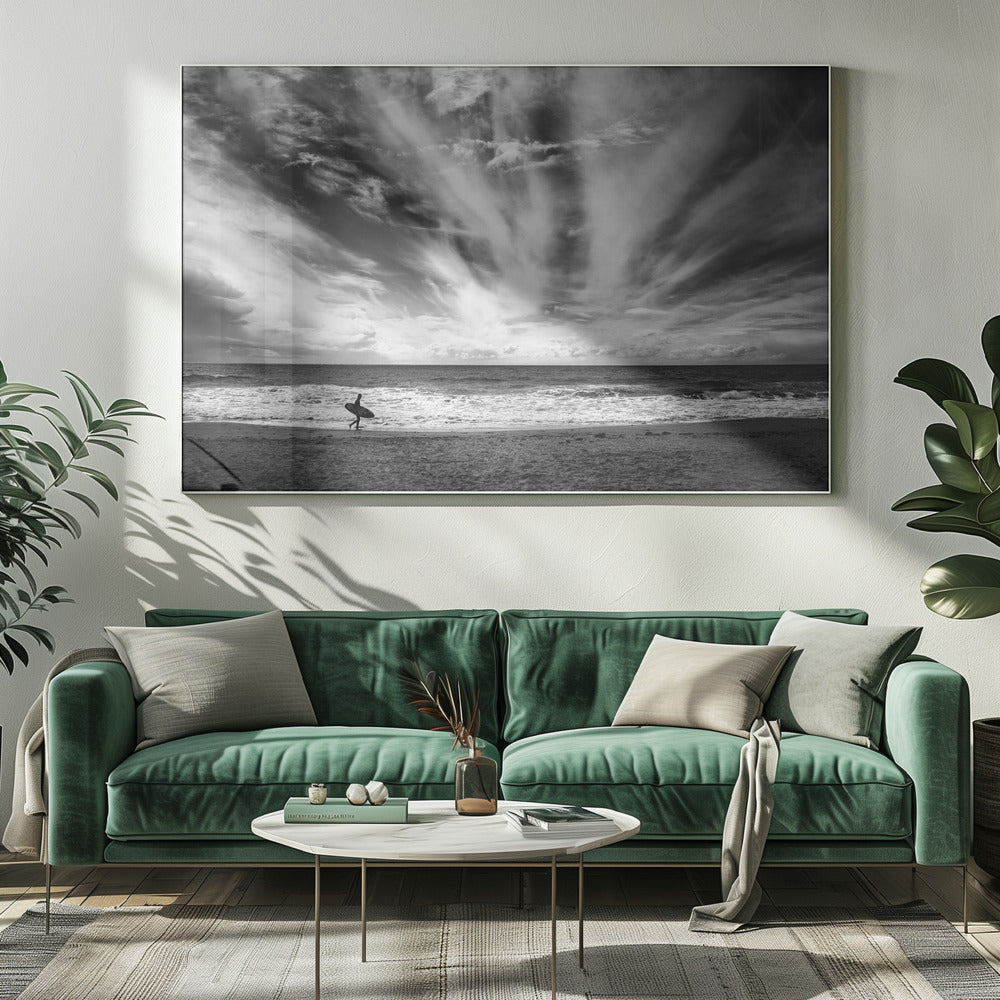 The loneliness of a surfer | Canvas