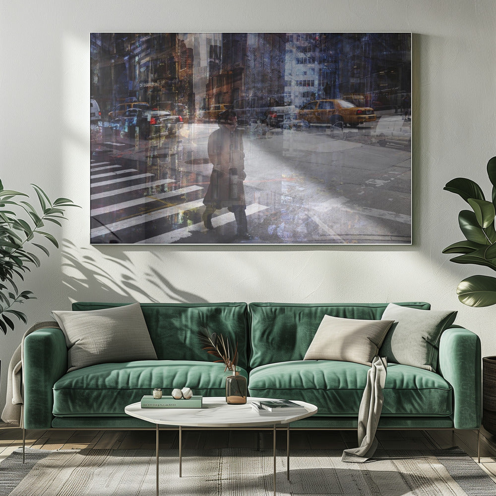 Woody Allen Crossing | Canvas
