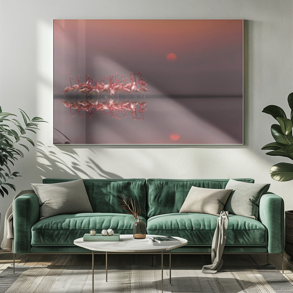 lila Sonnenuntergang | Leinwand