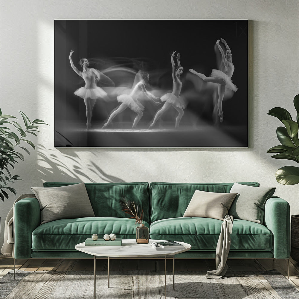 Balerina Art Wave | Leinwand