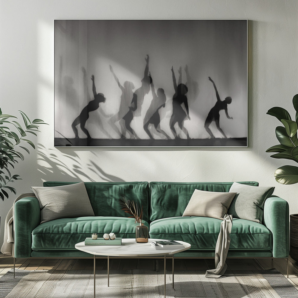 Tanzen ist die Sprache der Seele ... | Leinwand