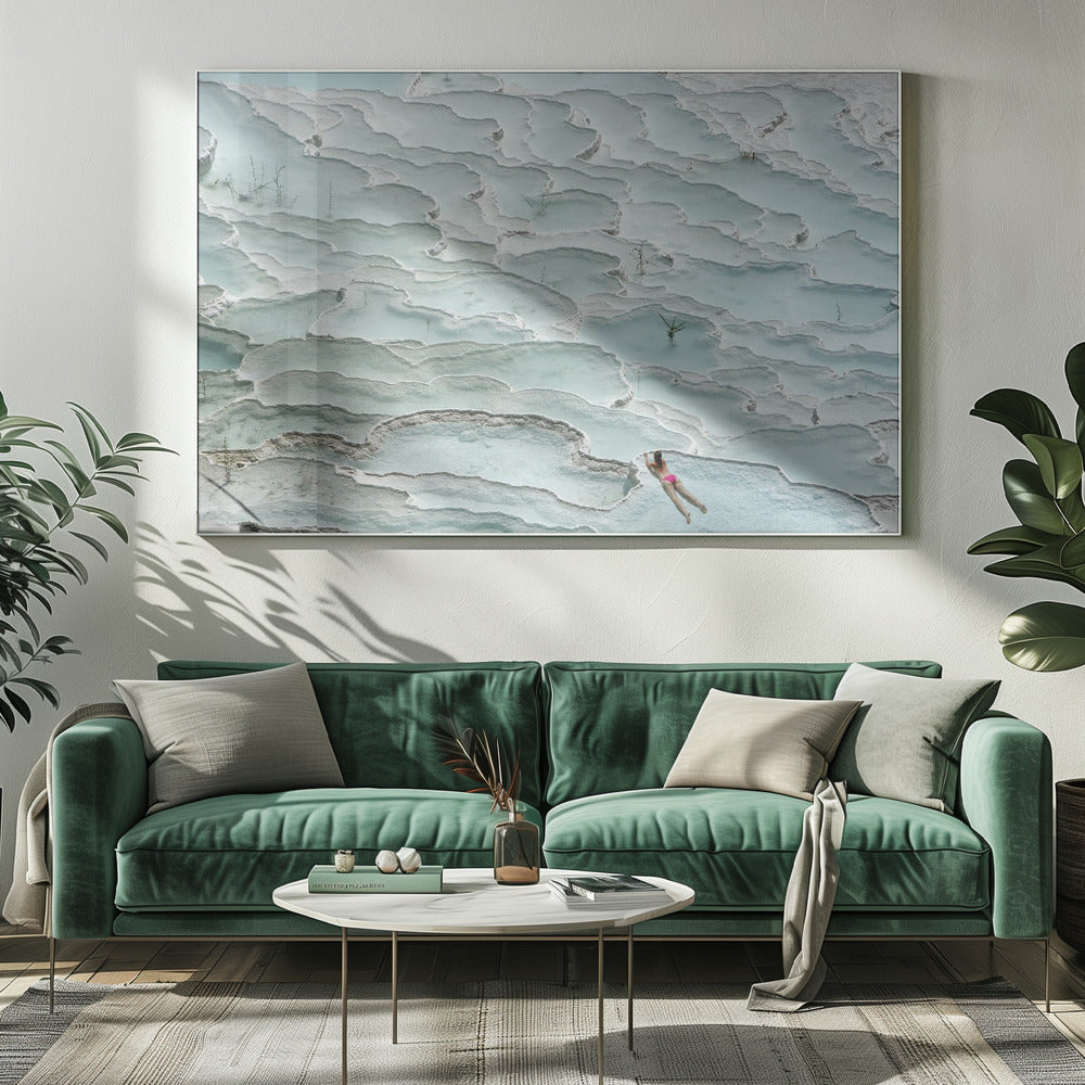 Türkises Paradies | Leinwand