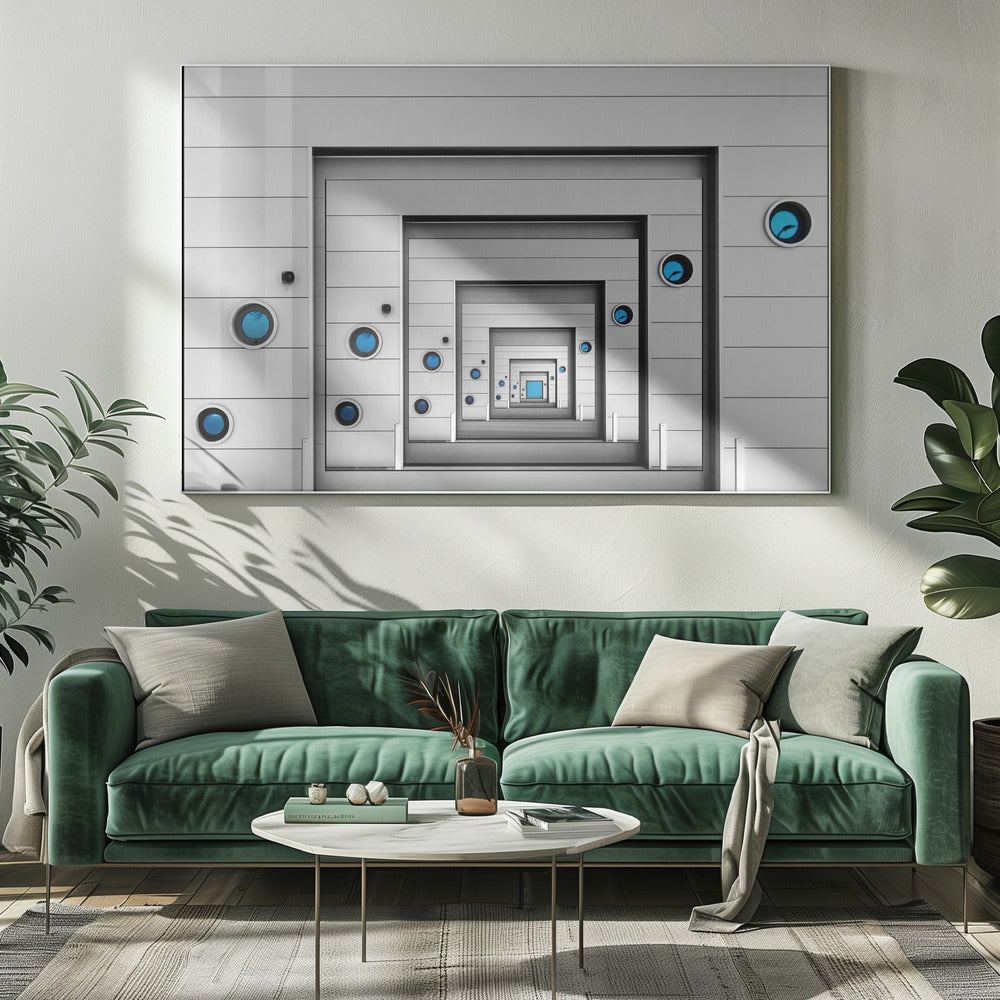 blaues Verlangen | Leinwand